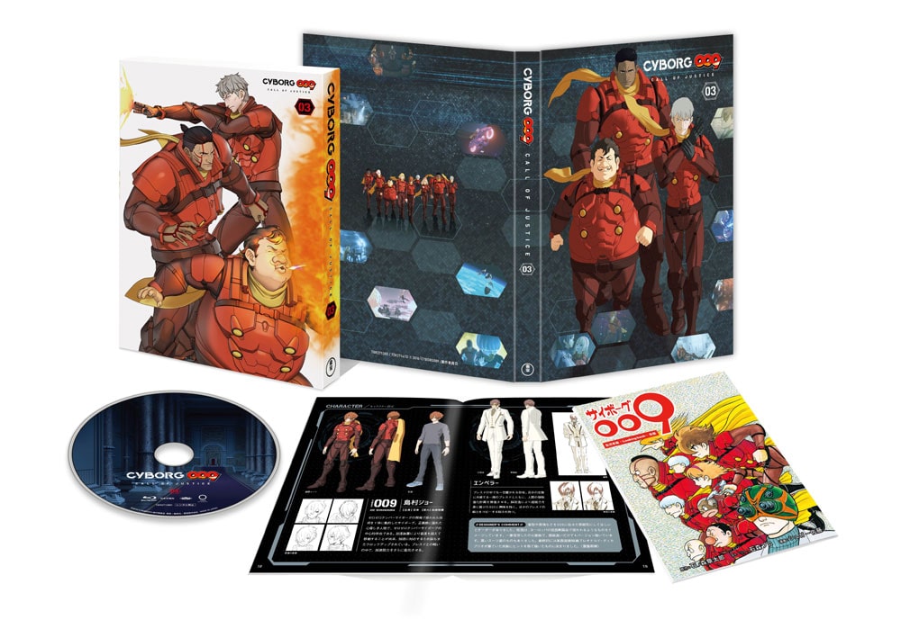 yTOHO animation STORE ŁzCYBORG009 CALL OF JUSTICE Vol.3 Blu-ray 񐶎Y+IWiANX^fBZbg