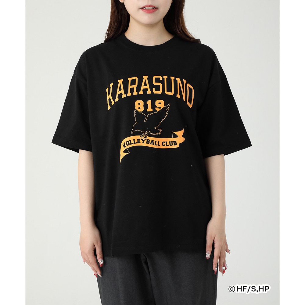 AjunCL[!!v×ZOZOTOWN COLLEGE LOGO TEE G L