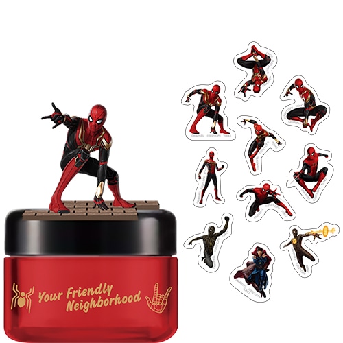 スパイダーマン　ノー・ウェイ・ホーム　マスコットケース付きシール