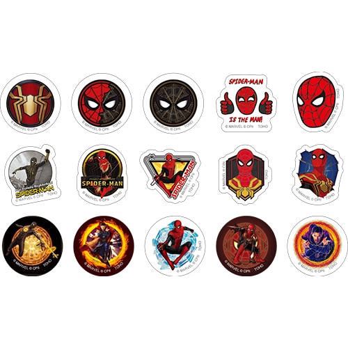 スパイダーマン　ノー・ウェイ・ホーム　フレークシール