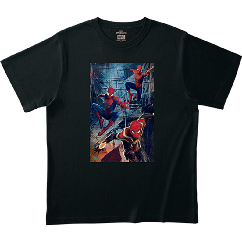 スパイダーマン　ノー・ウェイ・ホーム　Ｔシャツ（3人揃い踏み）