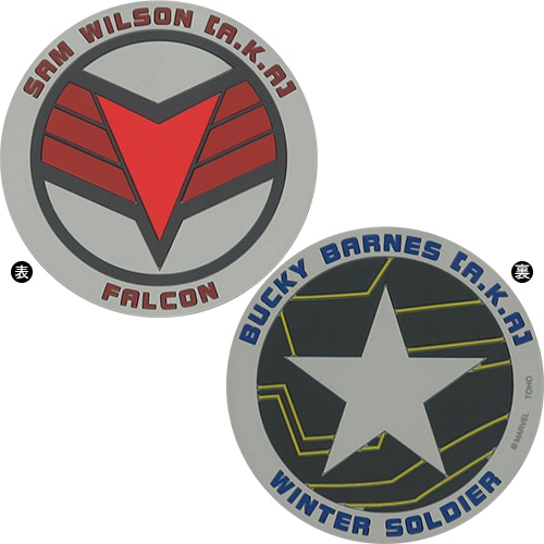 マーベル（共通商品３）　リバーシブルコースター（ファルコン&ウィンター・ソルジャー）