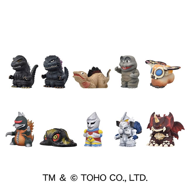 ゴジラ ソフビパペットマスコット2<単品ランダム>