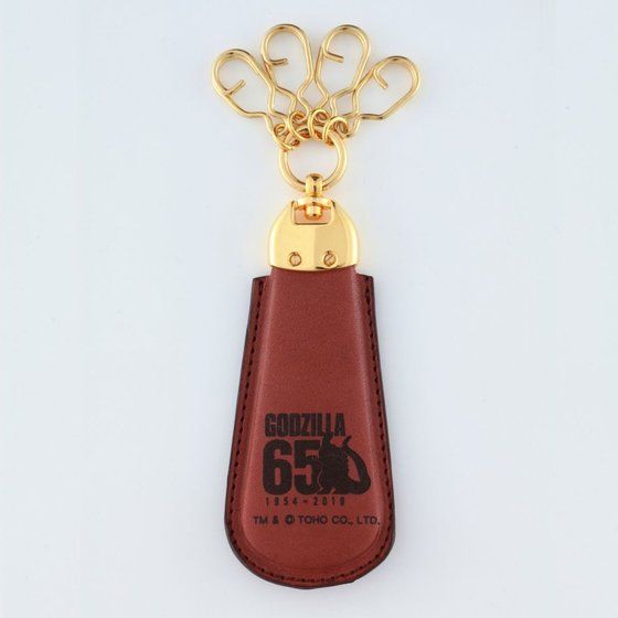 ゴジラ65周年記念　シューホーンキーホルダー　65周年ロゴ