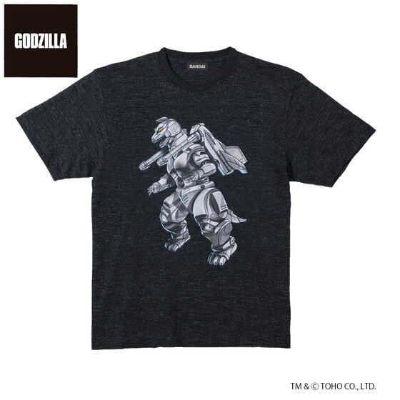 ゴジラVSメカゴジラ デフォルメアートTシャツ メカゴジラ柄