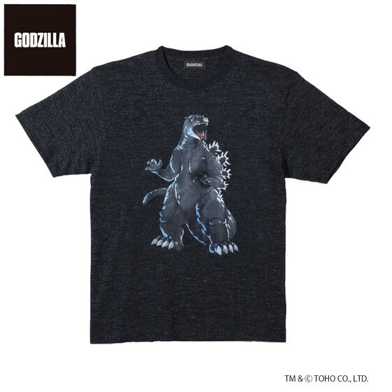 ゴジラVSメカゴジラ デフォルメアートTシャツ ゴジラ柄