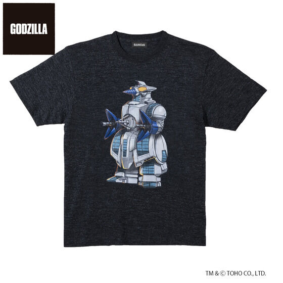 ゴジラVSスペースゴジラ デフォルメアートTシャツ M.O.G.E.R.A柄