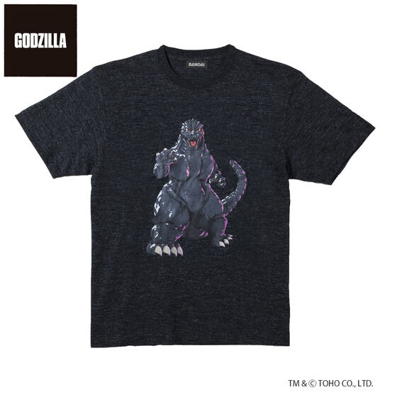 ゴジラVSスペースゴジラ デフォルメアートTシャツ ゴジラ柄