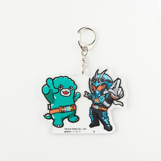 仮面ライダーガッチャード×ちびゴジラの逆襲 アクリルキーホルダー(全5種)仮面ライダーガッチャード&ちびゴジラ