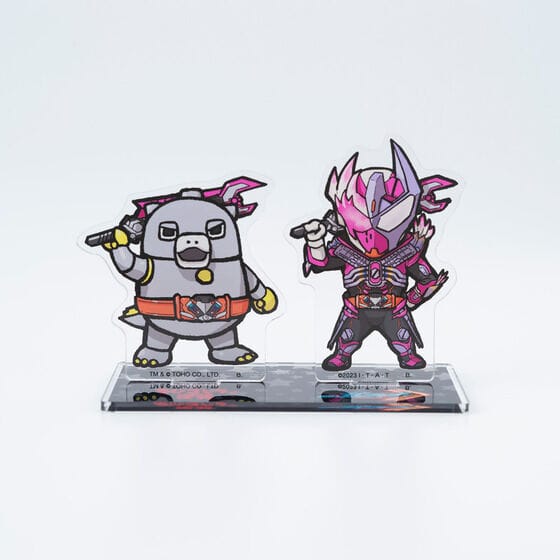 仮面ライダーガッチャード×ちびゴジラの逆襲 アクリルスタンド(全5種)仮面ライダーヴァルバラド&ちびメカゴジラ