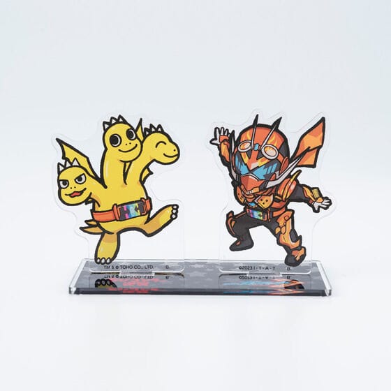 仮面ライダーガッチャード×ちびゴジラの逆襲 アクリルスタンド(全5種)仮面ライダーガッチャードデイブレイク&ちびギドラ