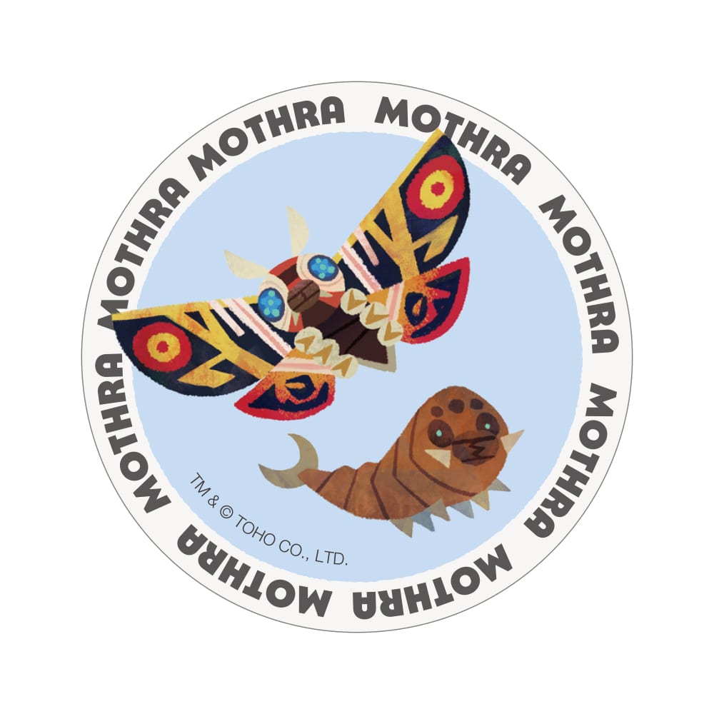 ハシゴダカ・アートコレクション ゴジラVSモスラ ステッカー MOTHRA