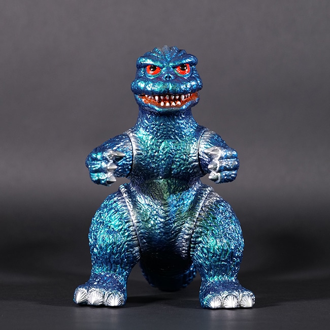 ゴジラ・ストア限定　マルサン　100周年ゴジラ　マキス工房グリーン成型　赤目　Painted by HIROSHI GOTO