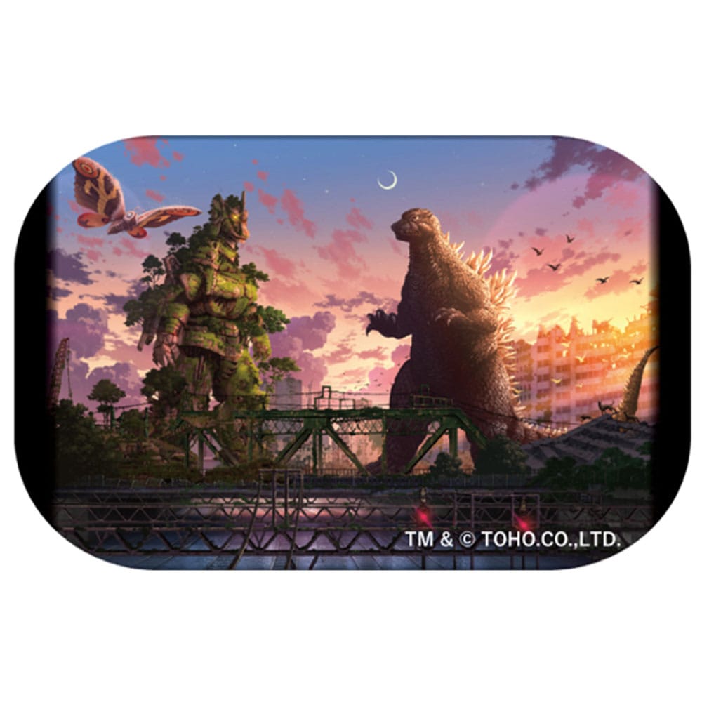 機龍（メカゴジラ）／品川幻想　缶バッジ　ースクエアー