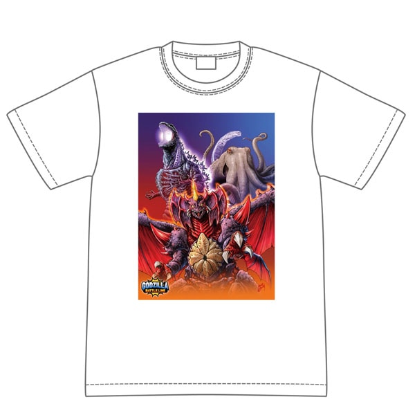 ゴジラ バトルライン 一周年記念イラストイラストTシャツ L