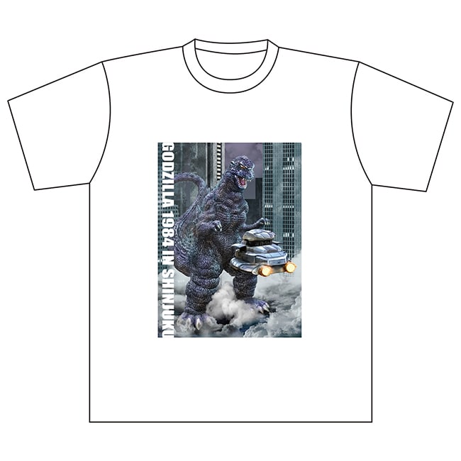 東宝怪獣Tシャツ ゴジラ1984新宿