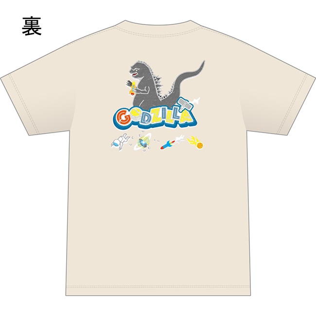 Tシャツキッズ ベージュ足跡