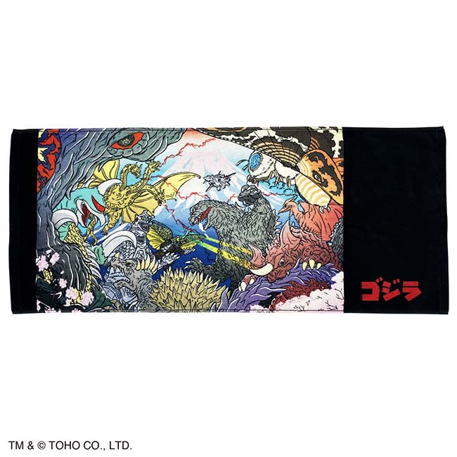 ゴジラ（富士怪獣大乱戦）フェイスタオル