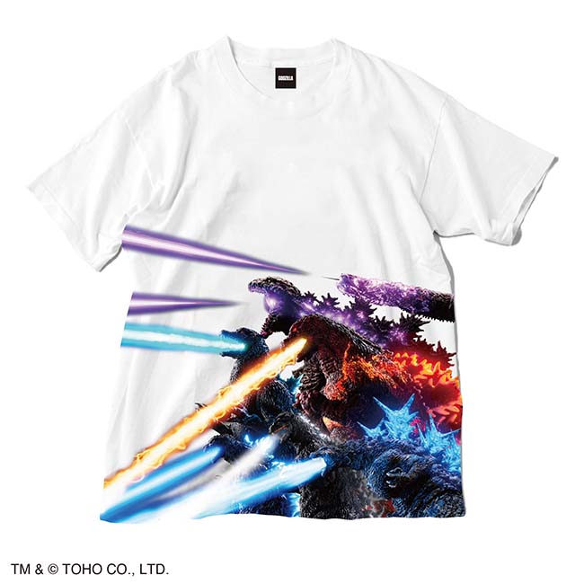 ゴジラ　ビッグプリントＴシャツ（ＡＳ）