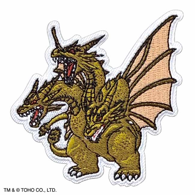 キングギドラ　刺繍ワッペン
