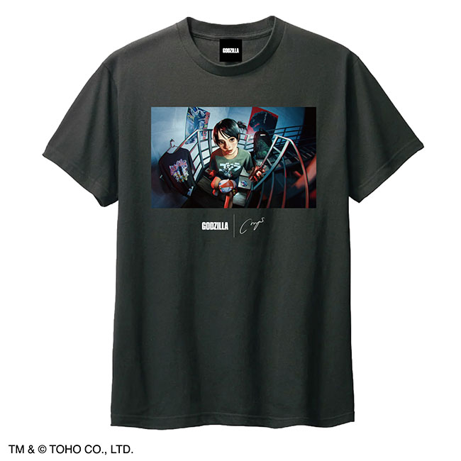 ゴジラ｜Mayu Yukishita　Ｔシャツ