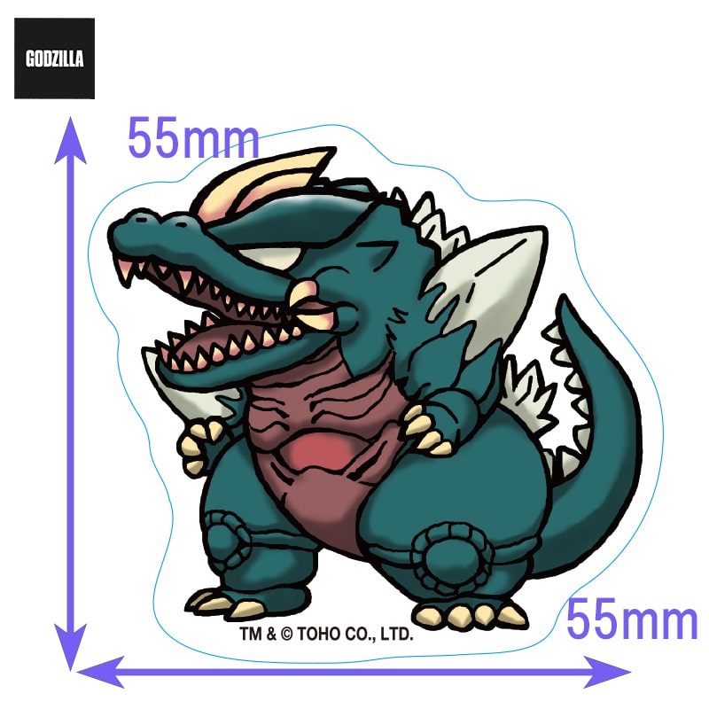 ダイカットステッカー　スペースゴジラ（1994）