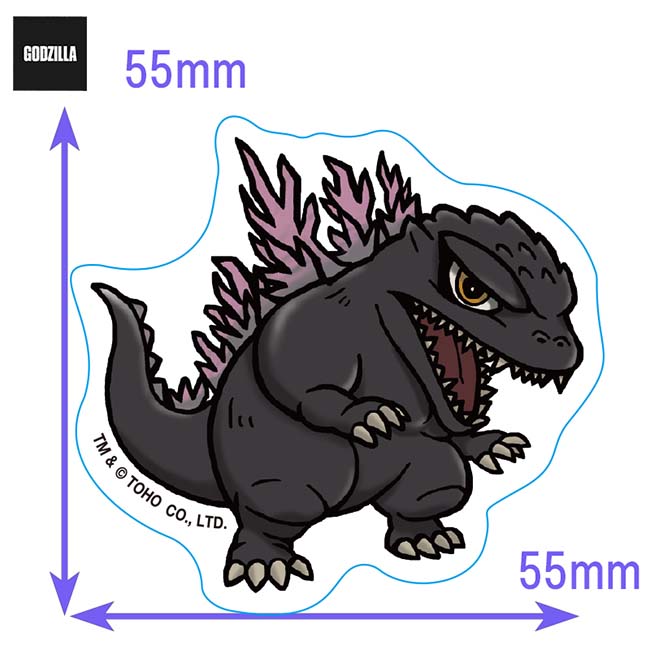 ダイカットステッカー　ゴジラ（1999）