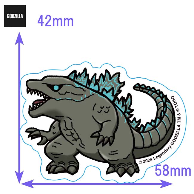 ダイカットステッカー　ゴジラ（2021）