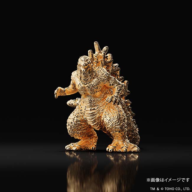 『ゴジラ-1.0』ミニフィギュア Ver.2 ゴールドモデル（K18イエローゴールド）