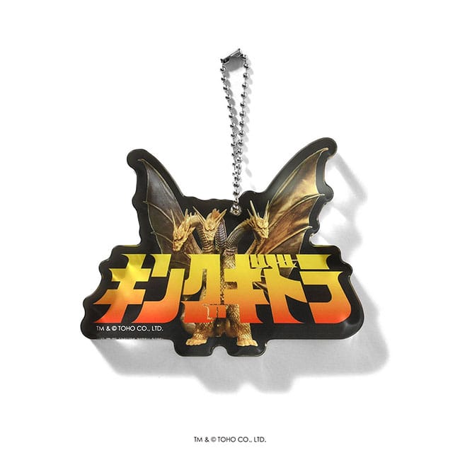 ゴジラ｜HOMEGAME　アクリルブロックキーホルダー　キングギドラ