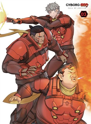 yTOHO animation STORE ŁzCYBORG009 CALL OF JUSTICE Vol.3 DVD 񐶎Y+IWiANX^fBZbg
