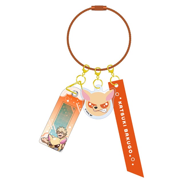 僕のヒーローアカデミア ネームタグキーホルダー アニマルビーチボールVer. 爆豪勝己