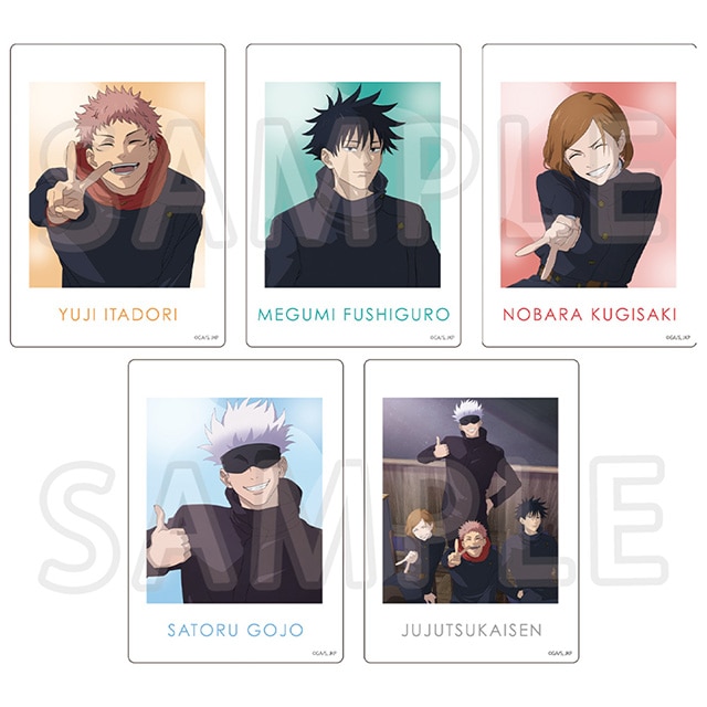 呪術廻戦 トレーディングフォト風クリアカード Class Photo 【全5種】 ランダム1個