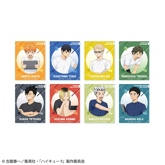 ハイキュー!! 描き下ろしトレーディングアクリルカード 振り返りタイムVer. 【全8種】 ランダム1個