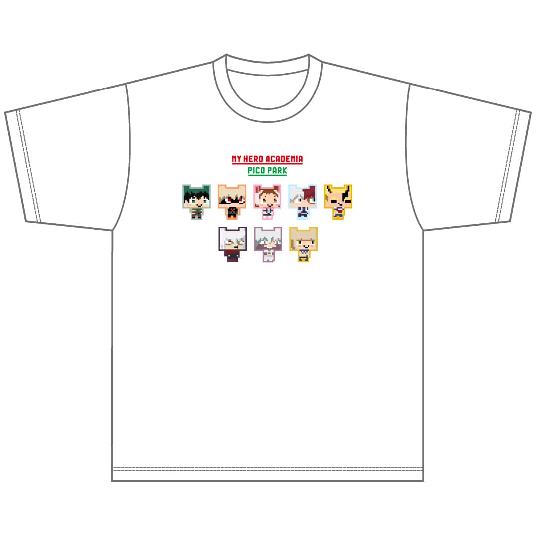 僕のヒーローアカデミア×PICO PARK Tシャツ(XL)