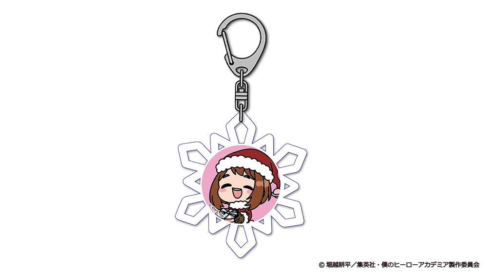 僕のヒーローアカデミア クリスマスmochocho アクリルキーホルダー 麗日お茶子