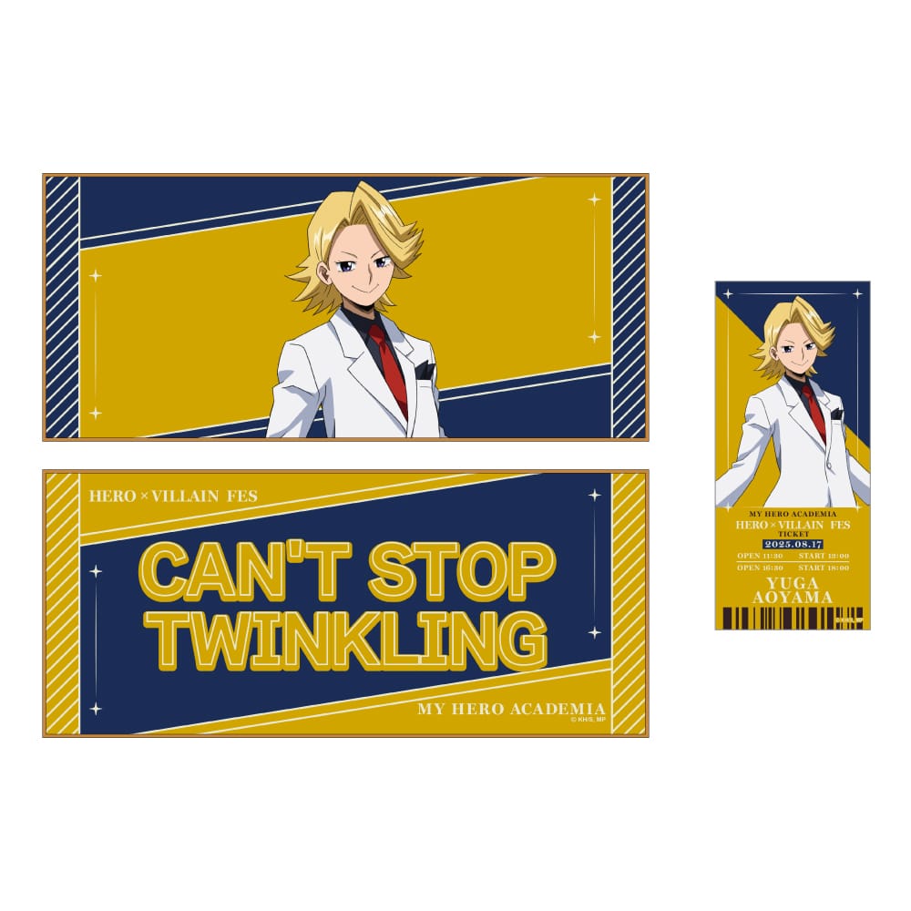 僕のヒーローアカデミア HERO×VILLAIN FES. キャラクタークロス＆チケット風カードセット 青山優雅