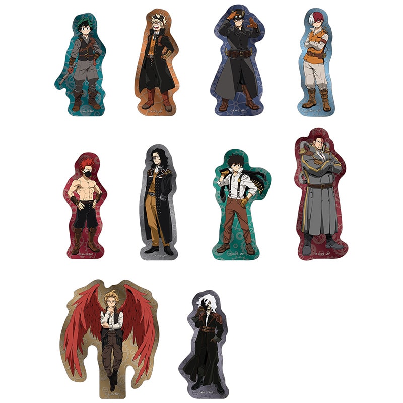 僕のヒーローアカデミア メタルステッカーセレクション 【全10種】 スチームパンクVer. 10個セット