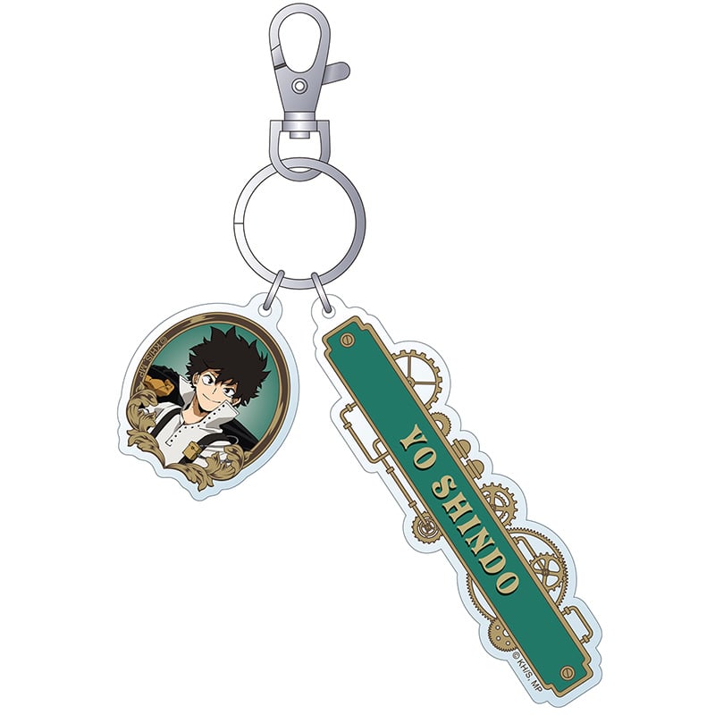 僕のヒーローアカデミア 2連アクリルキーホルダー/真堂 揺 スチームパンクVer.