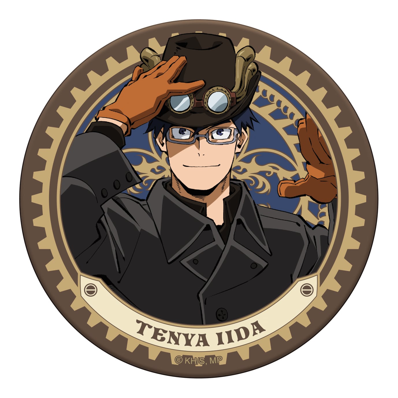 僕のヒーローアカデミア レザーコースター/飯田天哉 スチームパンクVer.