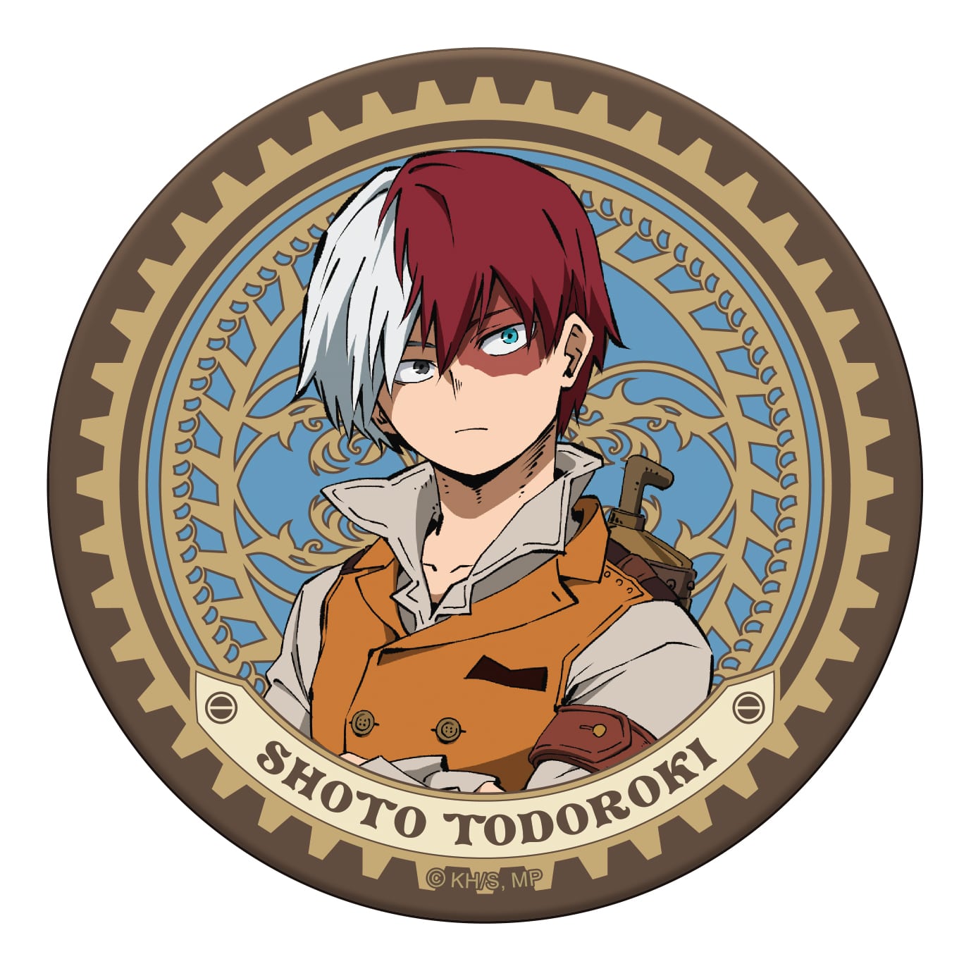 僕のヒーローアカデミア レザーコースター/轟 焦凍 スチームパンクVer.