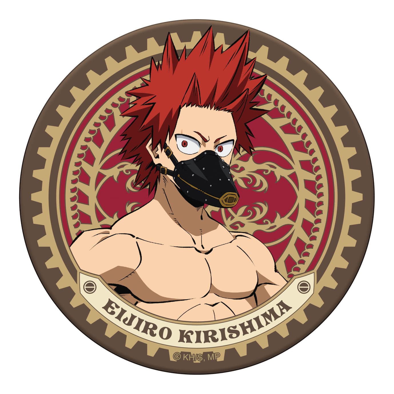 僕のヒーローアカデミア レザーコースター/切島鋭児郎 スチームパンクVer.