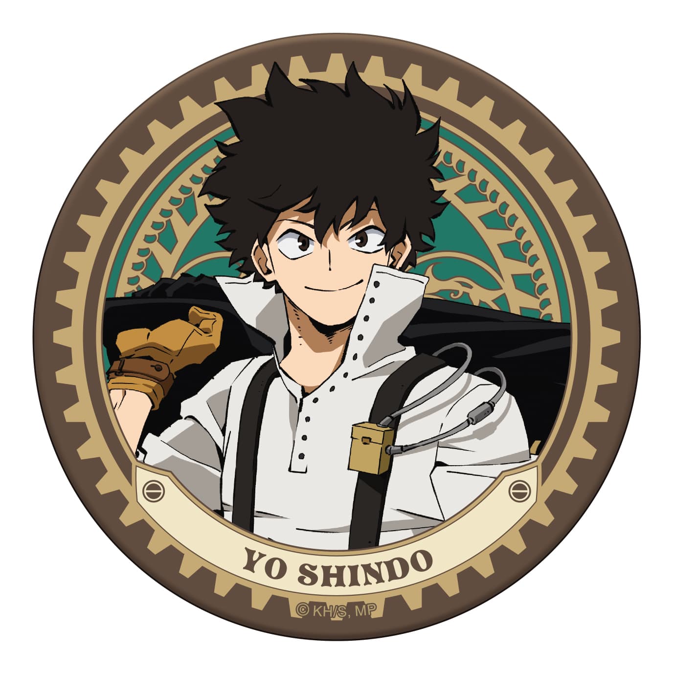 僕のヒーローアカデミア レザーコースター/真堂 揺 スチームパンクVer.