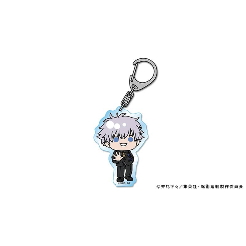 アニメ『呪術廻戦』5周年 アクリルキーホルダー 五条 悟 mochocho スーツビジュアル