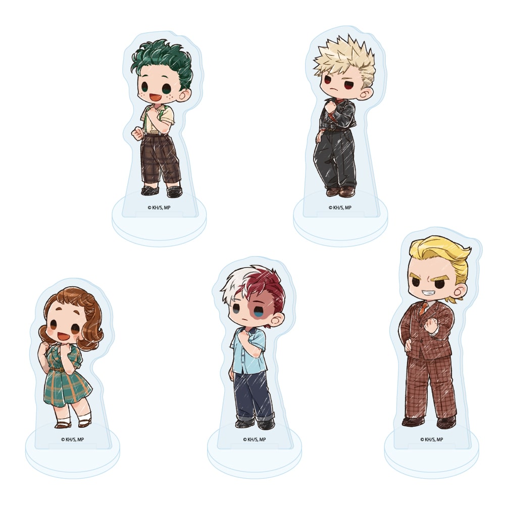 僕のヒーローアカデミア グラフアート トレーディングアクリルぷちスタンド アメリカンレトロVer. 【全5種】 コンプリートセット