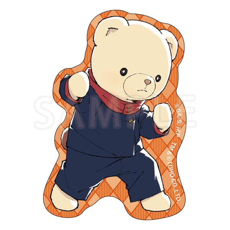 呪術廻戦×シアターベア ダイカットステッカー 虎杖悠仁