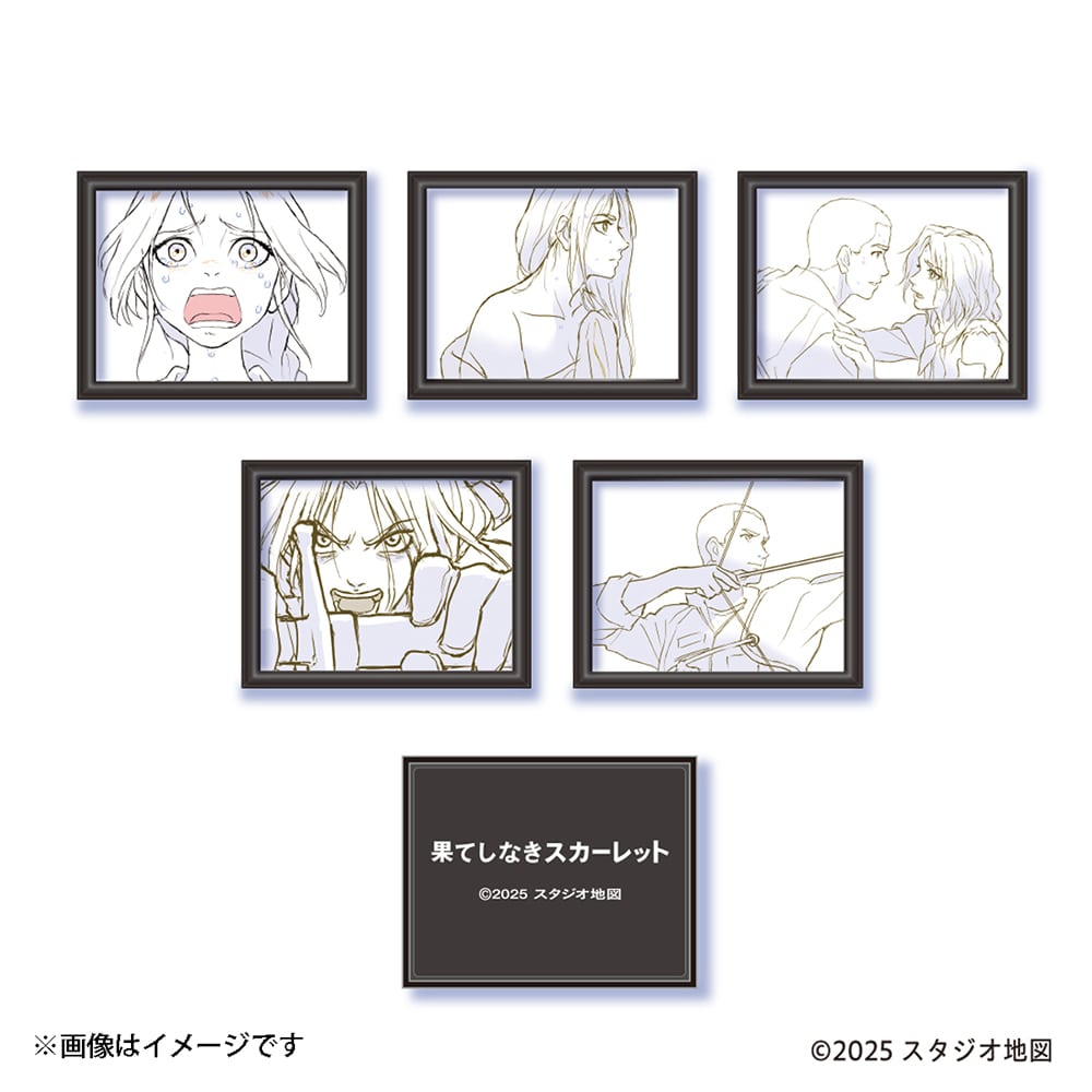 映画『果てしなきスカーレット』 トレーディングフレームマグネット 【全5種】