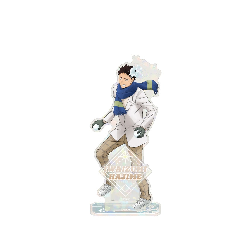 ハイキュー!! ホログラムアクリルスタンド 岩泉 一 雪合戦Ver.