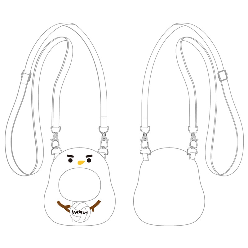 ハイキュー!! 雪だるまマスコットポシェット