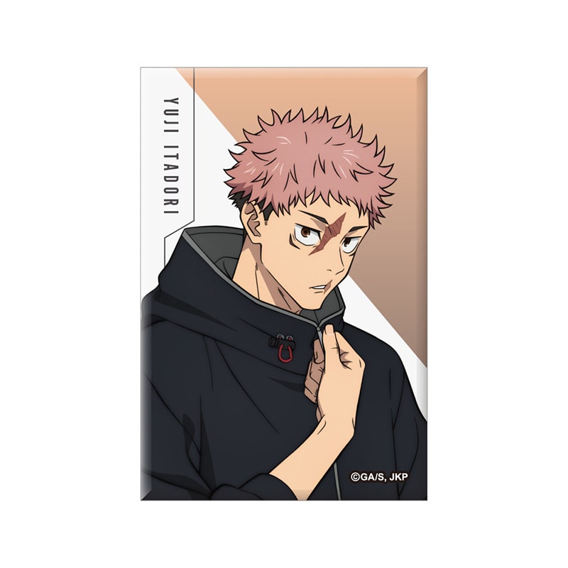 呪術廻戦 スクエア缶マグネット 虎杖悠仁 JF2026 Ver.